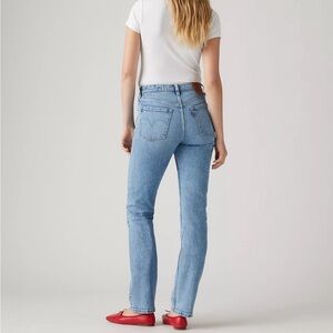 Levi's 501 Light Blue Straight Leg Jeans